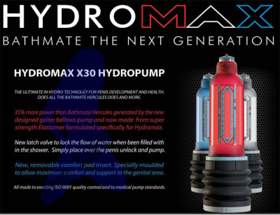 Chi tiết máy làm to dương vật Hydromax X30 cao cấp MT404
